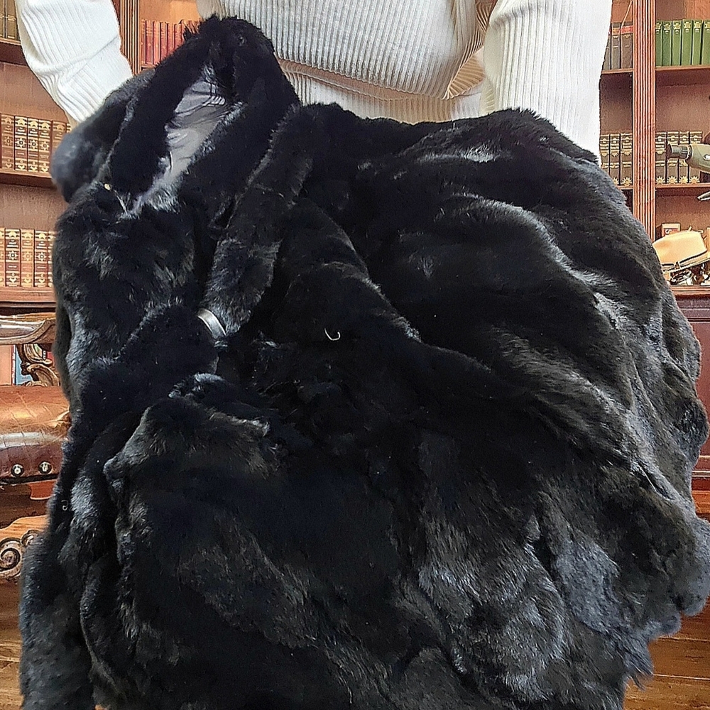 NWT Genuine Rabbit Fur Vest M/L - Picture 17 of 17
